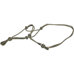 Knotted Rope Halter Pony Dark Green